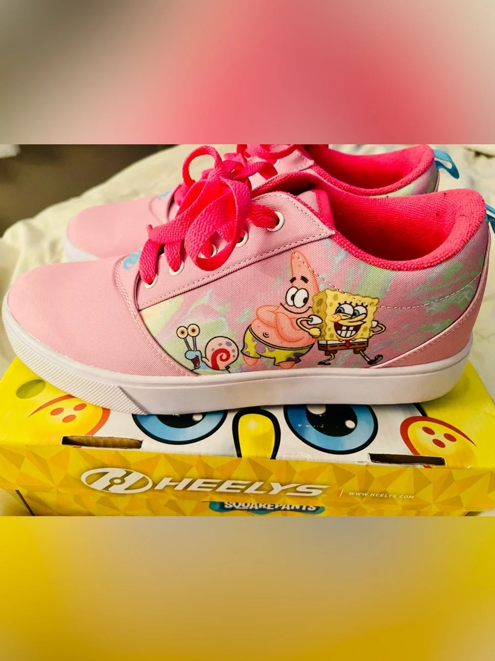 Heelys Pink SpongeBob & Friends Canvas Skate Shoes